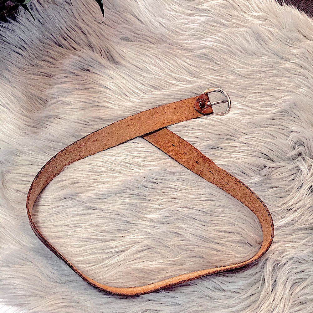 Vintage Genuine Western Leather Belt 34”-38”unisex - Picture 7 of 13